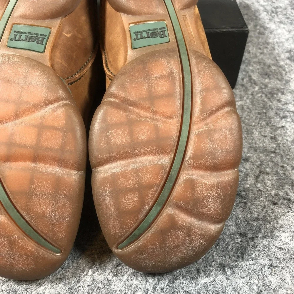 Born Shoes Womens‎ Size 7 38.5 Brown Leather Lace Up Comfort Sneakers Casual